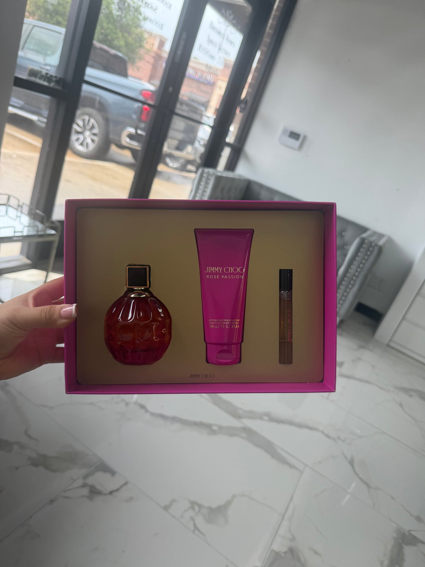Jimmy choo 3 pcs rose passion