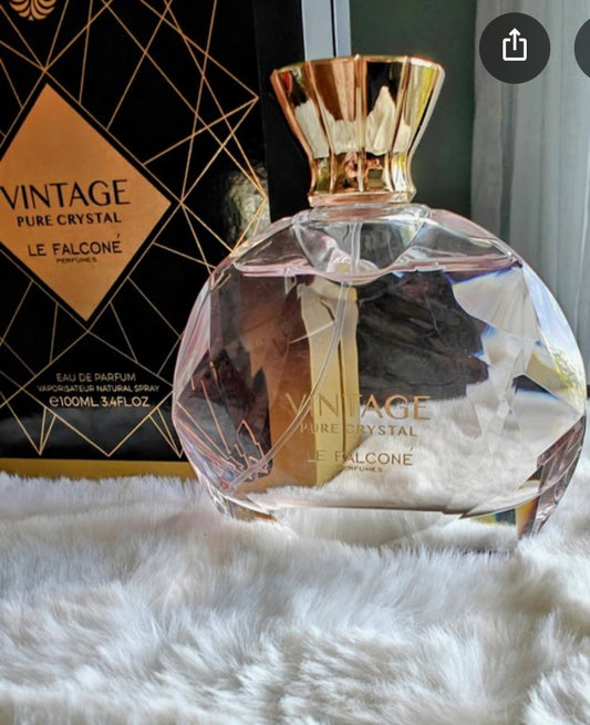 Vintage pure crystal 3.4fl.oz